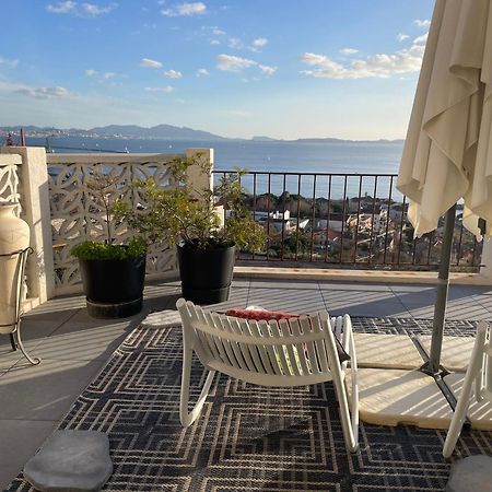 Superbe Terrasse Avec Vue Panoramique Sur La Mer Марсель Экстерьер фото